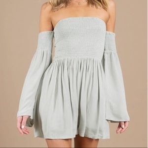 Off the shoulder dress